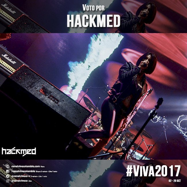 hkmd_artist's tweet photo. Estamos en la recta final de #Viva2017 @canalvivaco Vota por @HackMedRock RT 3 votos, Like, y tweet 1 voto c/u
Vote en nuestro Fb+Ig #hackmedrock y cada hora en
https://t.co/rJlKruYRn5 https://t.co/WSy5iFGH2r