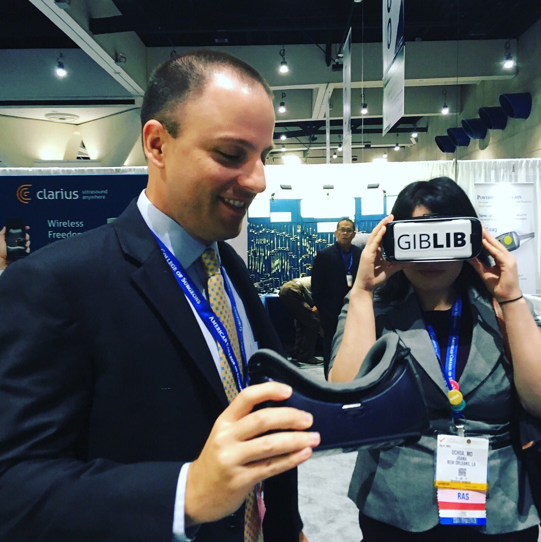 theGIBLIBapp's tweet photo. A fantastic Day 2 of Clinical Congress with surgeons from all over the world. #giblib #medicaleducation #vr #acscc2017 #clinicalcongress2017 https://t.co/1a5izLiMw8