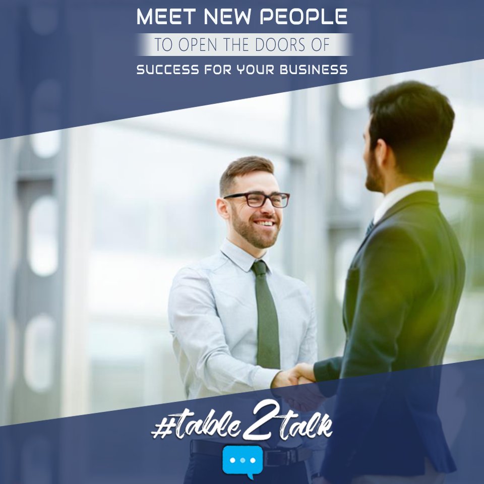 table2talk's tweet image. Through #Table2Talk, you can find #Business partners, investors, and promoters.
#BusinessTable #BusinessInvesters
bit.ly/2scFj7K