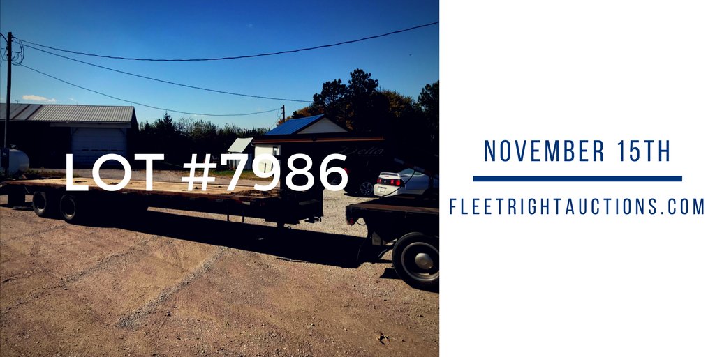 FleetRight's tweet photo. Just consigned! 32' T/A Gooseneck #equipment #trailer. No reserves, selling 11.15.17 via @auctiontime - #auction #Nebraska #LNK #FleetRight https://t.co/StNlZXnVkM