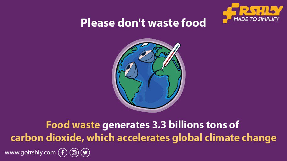 gofrshly's tweet photo. Please don't waste food!

#endhunger #GlobalWarming #foodies #climatechange #chennai #hyderabad #bangalore #pune #india #frshly https://t.co/qz1ihNebJX