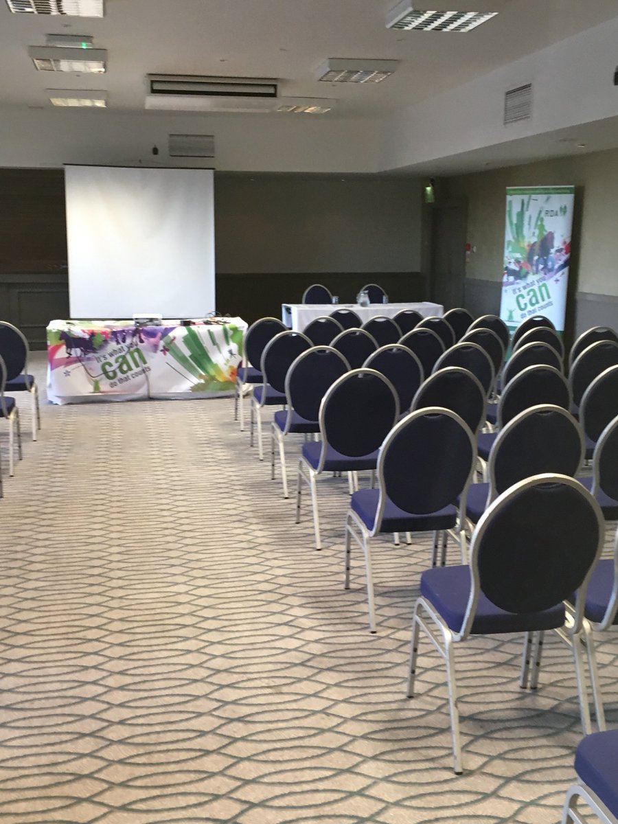 ClaireRDA's tweet photo. All preparation nearly complete - just need the crowd to arrive at Scotland’s Supra Region Conference @RDAnational https://t.co/x8JqYzIUHz