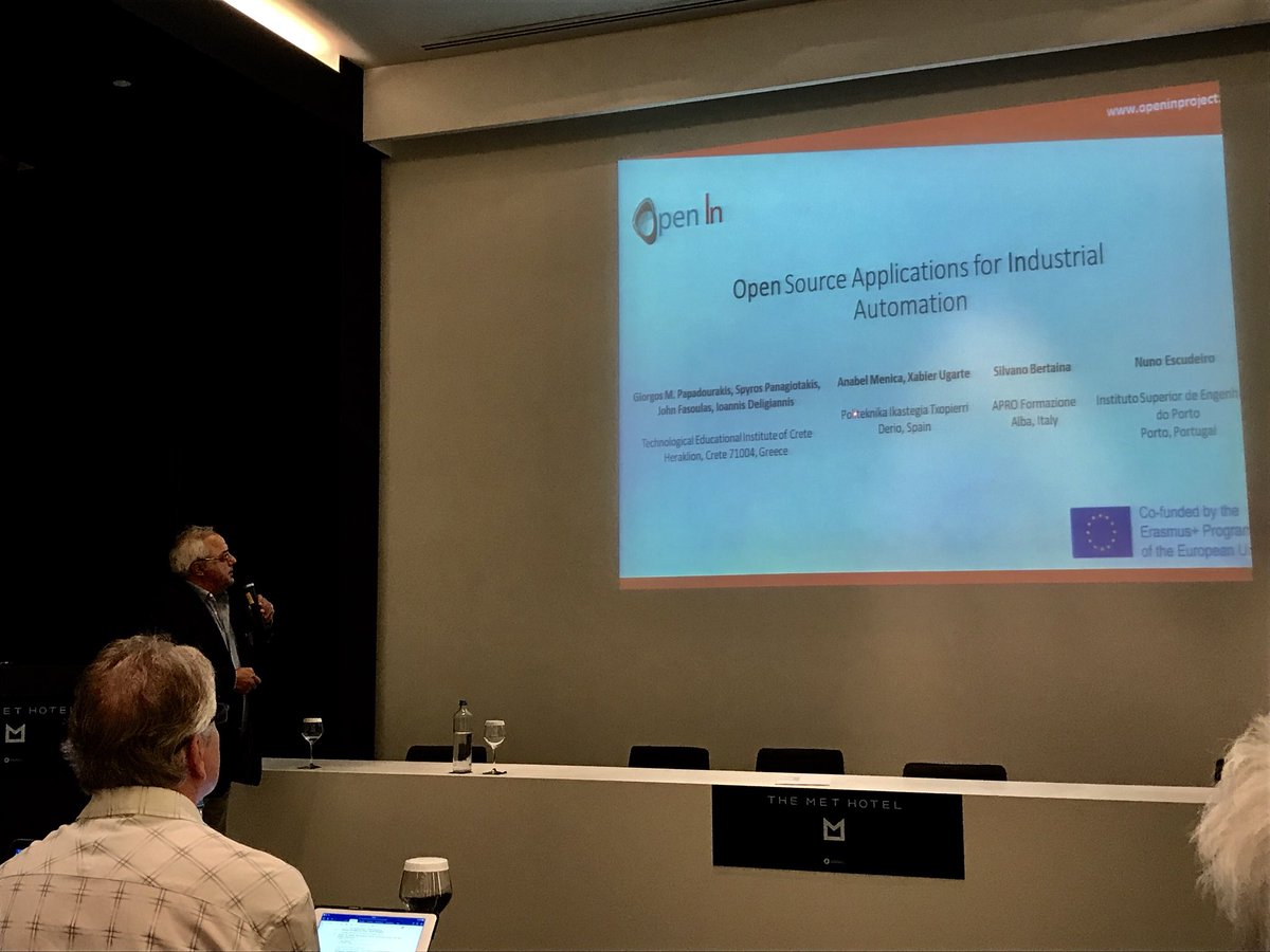 MichielBilstra's tweet photo. #Innotecs conference #Thessaloniki about “Inspiring practices”. International network of Technical Schools. #Deltion participating. https://t.co/WaUmgnttnY