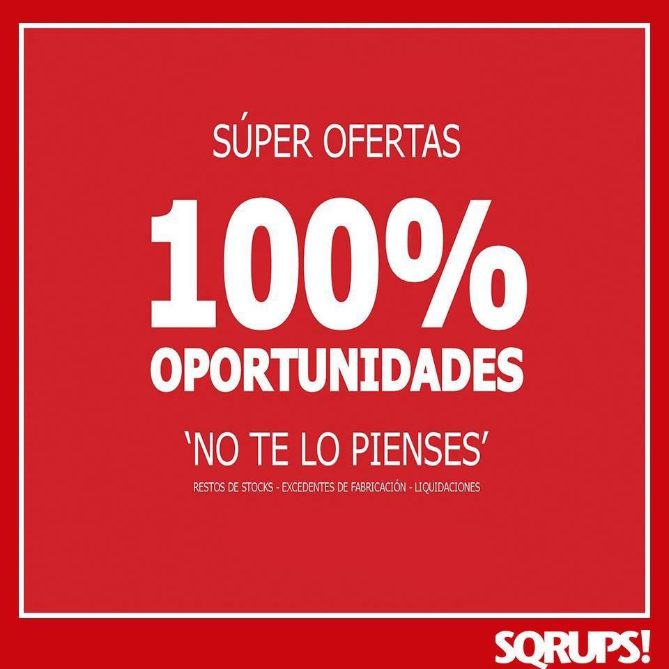 SqrupsElche's tweet photo. #FelizMiercoles, aquí 👇 tenemos 100%  oportunidades, no te lo pienses y pasa por tu tienda SQRUPS!
¡No te quedes sin tu #SuperChollo ! 😉 https://t.co/FC8X6jHFo8