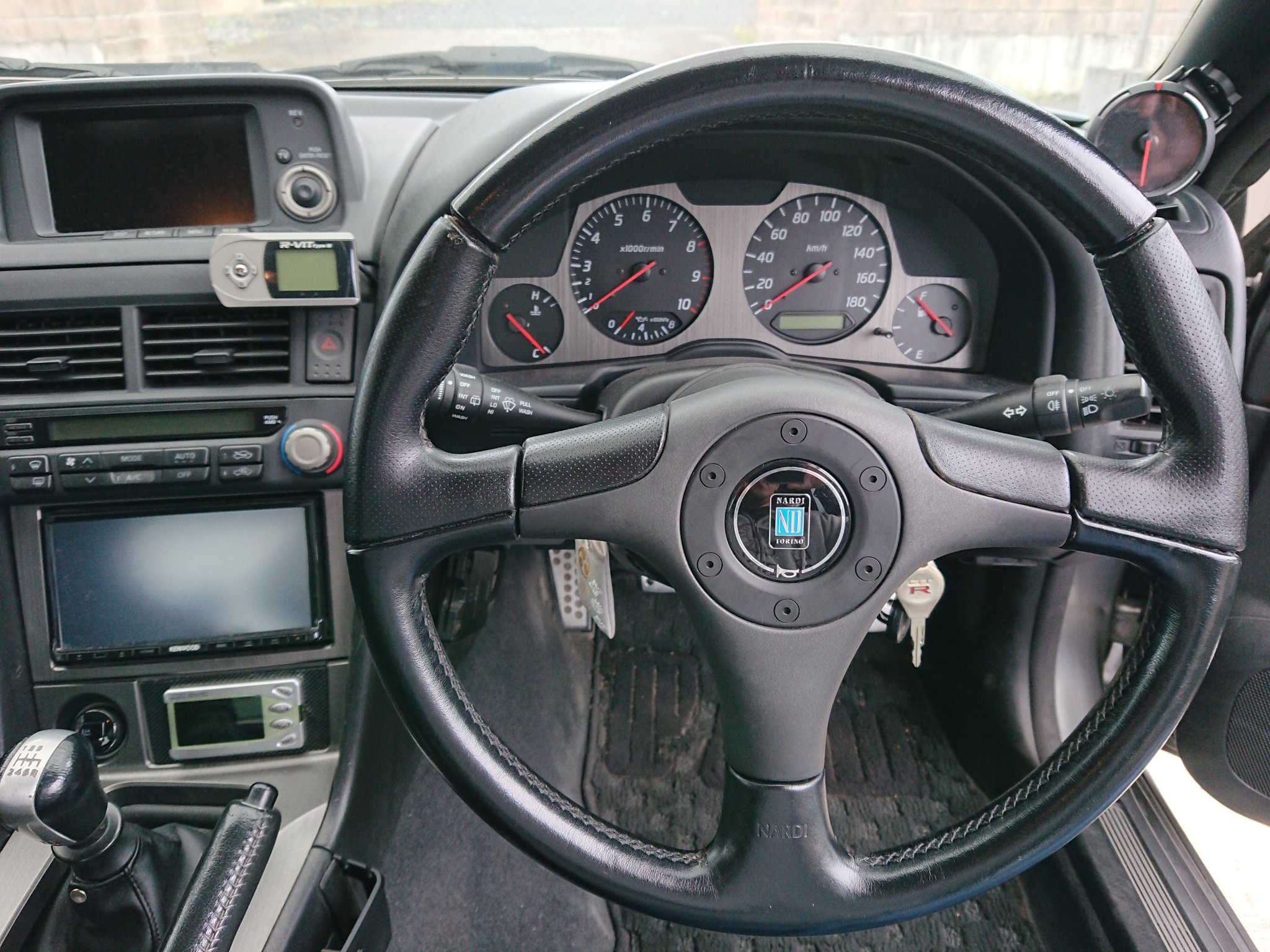 ナルディ　z5 ステアリング 絶版 正規品 NARDI ナルディ Z5ステアリング Φ36 ブラックレザー