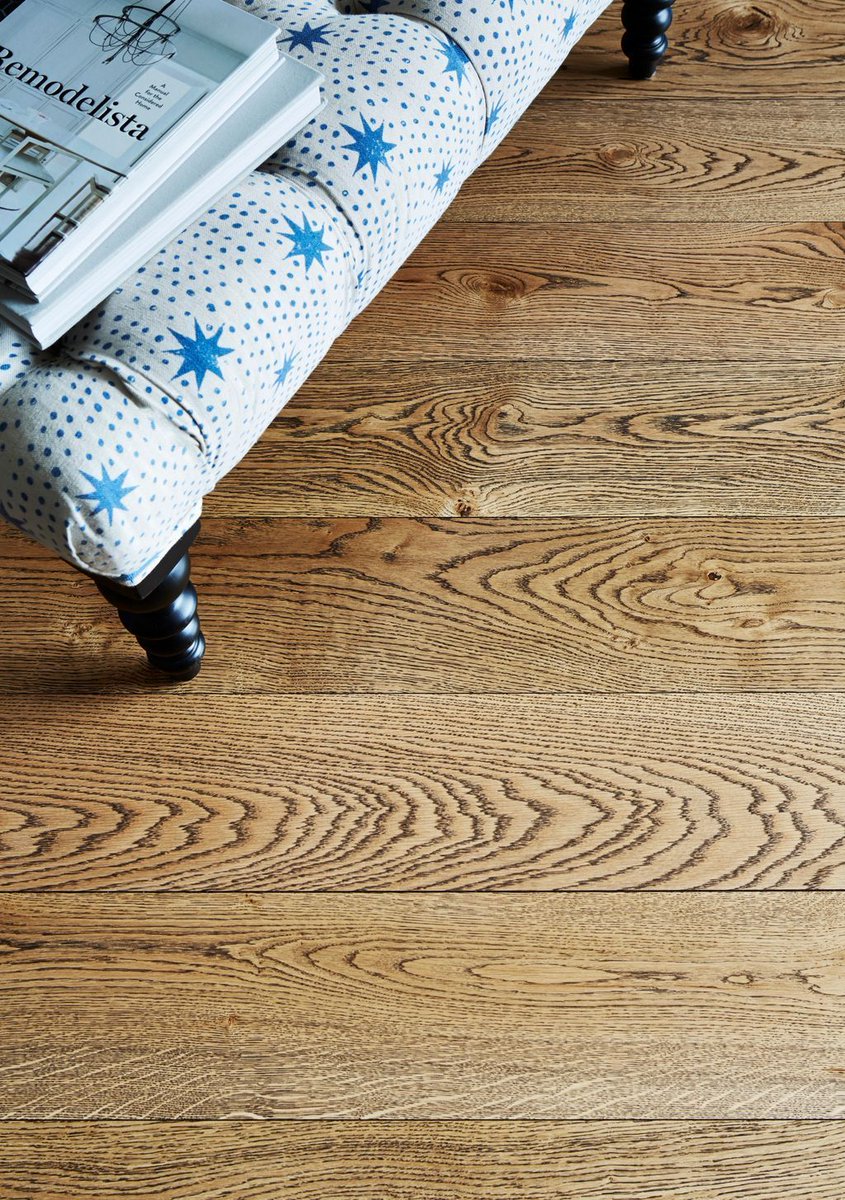 Regular sweeping, a lick with a damp mop and some painless maintenance keeps wood looking good for decades! #MadeToLast #wood #interior