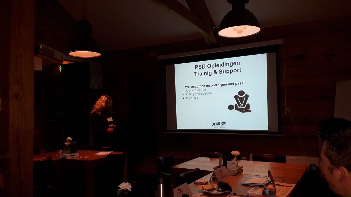 Vanmorgen 10 minuten presentatie PSD-opleidingen. Acuut telefonisch handelen. Hoe doe je dat? Leerzaam. Zo zie je; BNI is ook nuttig.