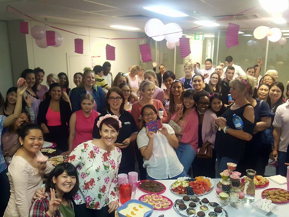 CharltonBrown's tweet photo. October is when @NBCFAus promotes awareness for life-changing #breastcancer research. Thank you to students and staff for a great day. https://t.co/2bHss4y1Nt