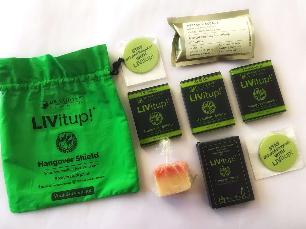 RitchStyles's tweet photo. Your must have survival kit to a party night. Thank you LIVitup @HangoverShield for sending this across π
#Hangover #NeverHungover https://t.co/ppVKeYXYAO
