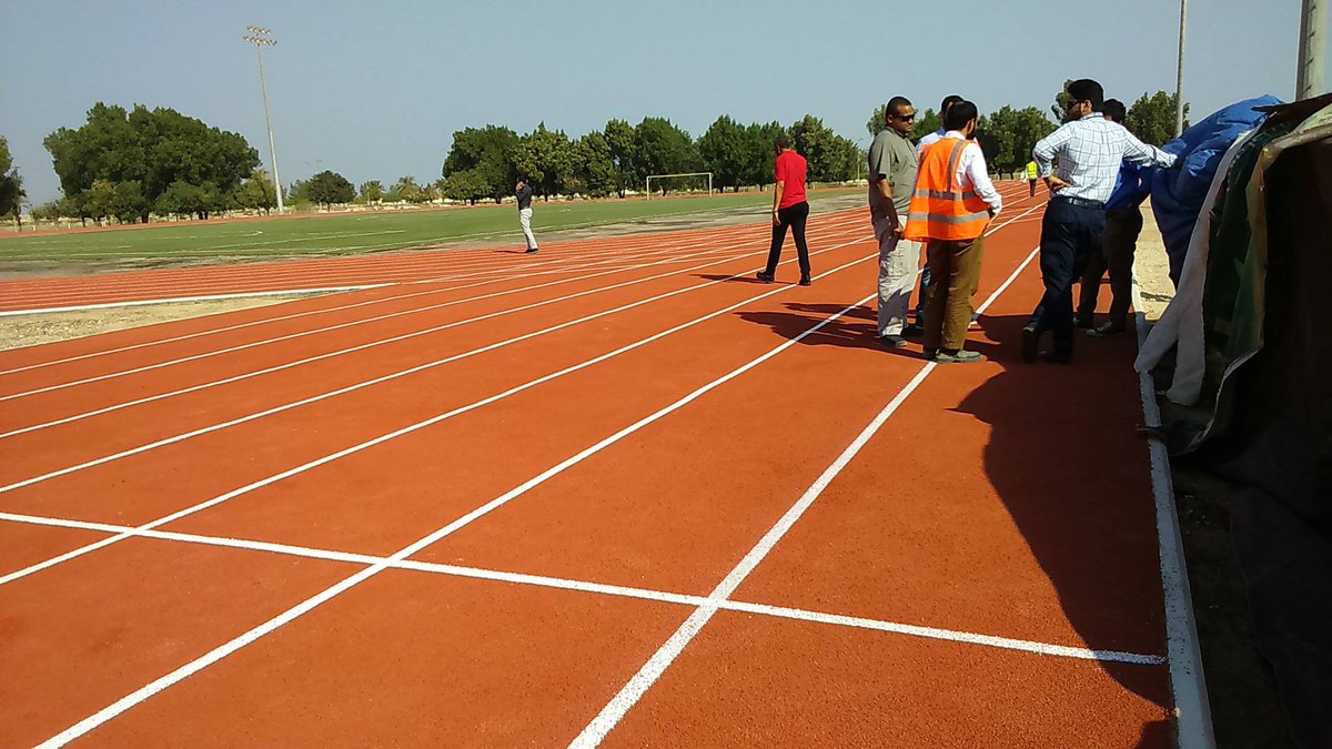 RacineKSA's tweet photo. Another Running Track finished Project,,, see more flooring projects #Racineksa #Jeddah ,, https://t.co/fNgZIexcDP