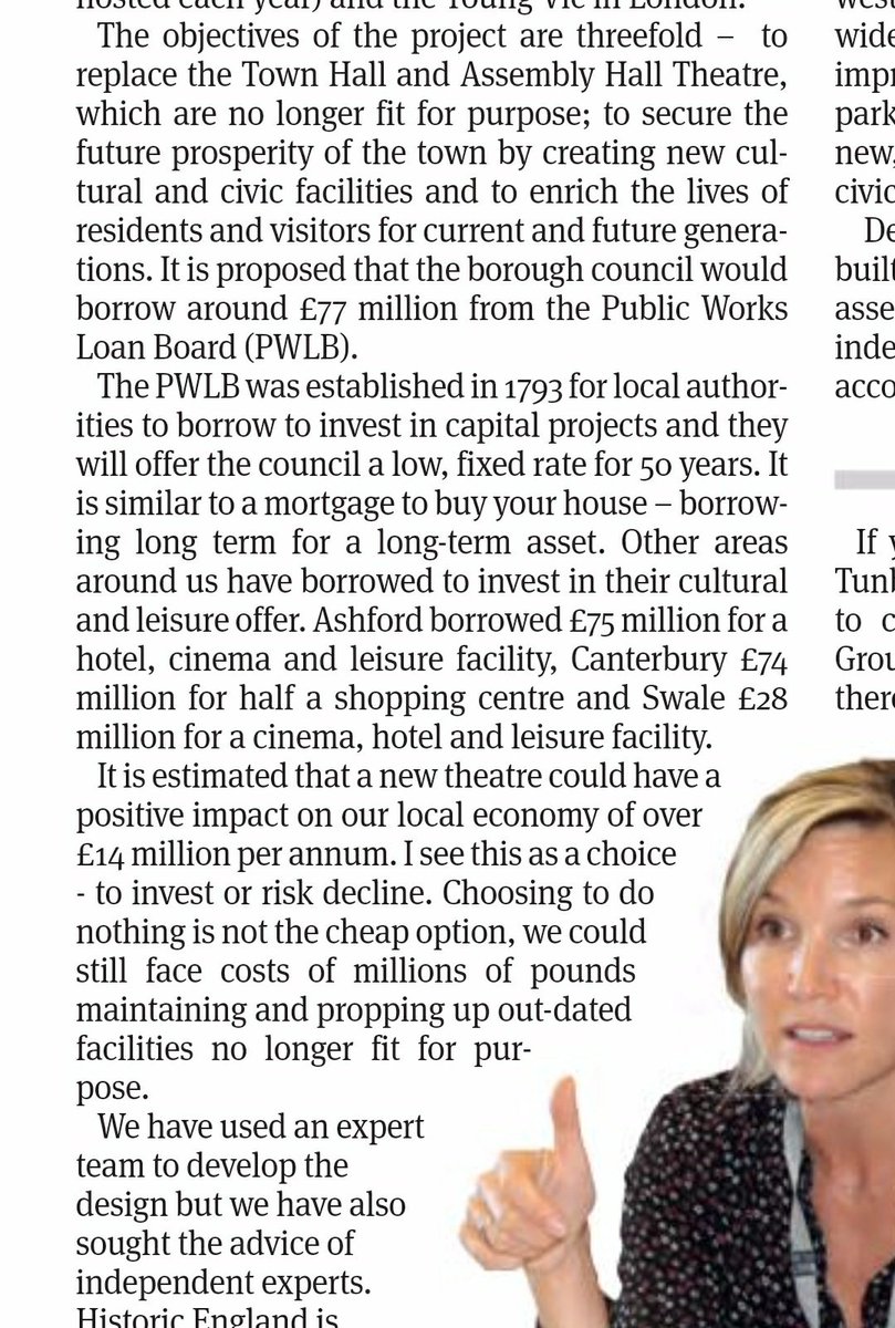 TWellsAlliance's tweet photo. The difference between the investments in Ashford, Canterbury &amp; Swale and the investment in Tunbridge Wells is that TW's will need a subsidy https://t.co/i2dQcnvcws
