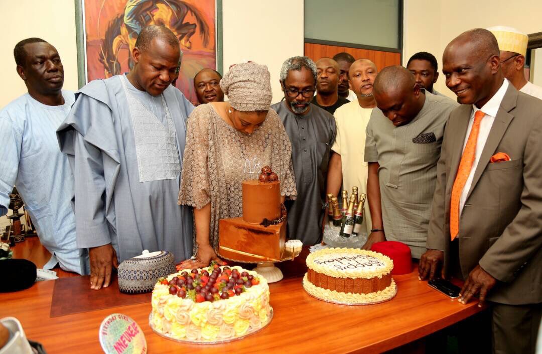 RotimiAgunsoye's tweet photo. Celebrating Hon. @HonNnennaUkeje at 48. @YakubDogara, @femigbaja. https://t.co/X8QNqa5S3y