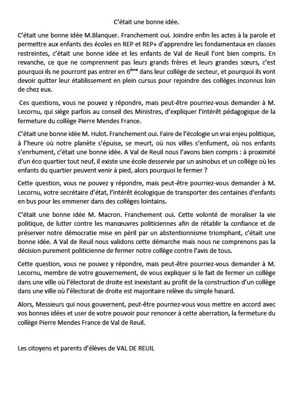 phanie_rouss's tweet photo. fermeture collège rep connecté Eure @SebLecornu @CNEWS @afpfr @jmblanquer @EmmanuelMacron @N_Hulot @mounir @EPhilippePM @Sauvonspmf https://t.co/nGEwledQ20