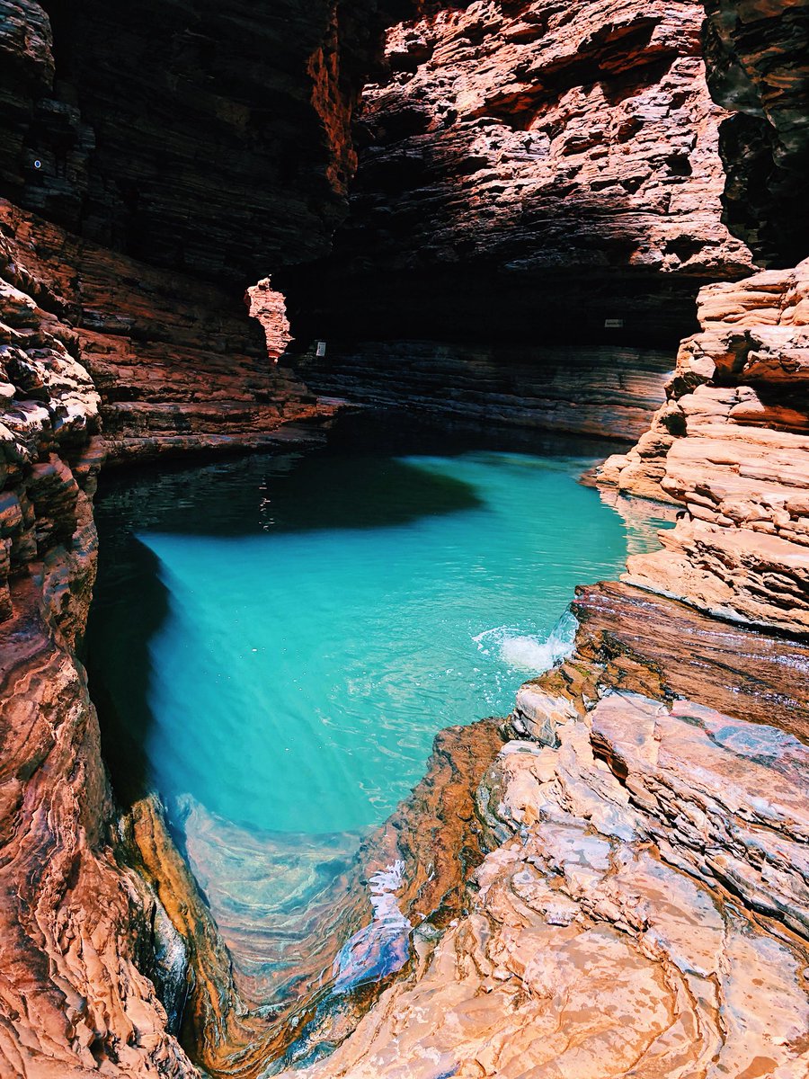 TeiganNash's tweet photo. Stunning #KermitsPool in Karijini ππΌ take me back! @Australia #seeaustralia #AussieNewsToday https://t.co/FLeUXHvC7X
