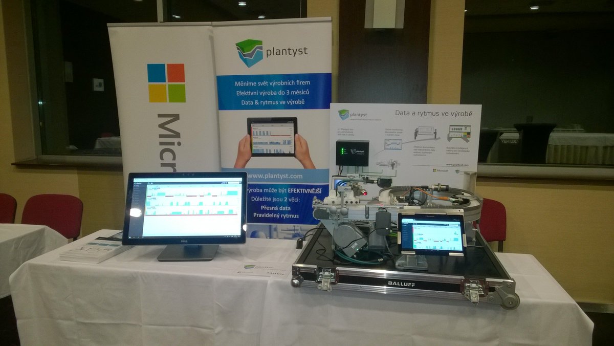 Misut_CZ's tweet photo. Konference výrobný manažment: jak řešit monitoring strojů a produkce? @Microsoft_CZ  a Plantyst!
@michalkutil #ipaslovakia #vyrobnymanazment https://t.co/war6lRXVfm