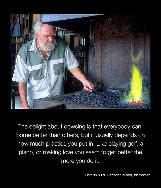 callingthetruth's tweet photo. The fabulous Hamish Miller making dowsing rods... #dowsing #dowsers #diviners #divining #thediviningrod #diviningrod #consciousliving https://t.co/pOg13TvBse