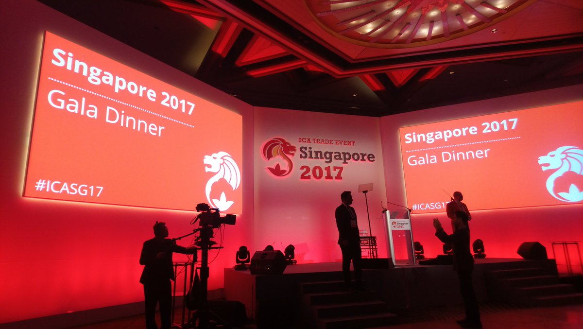 ICALtd's tweet photo. The stage is set.... #ICASG17 https://t.co/snqeRGpAVR