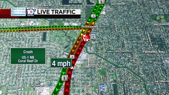 Crash on US-1 NB at Coral Reef Dr #traffic https://t.co/fpeX7ExYC6