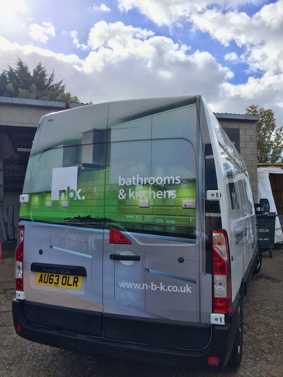 RS_Graphics's tweet photo. Wrapping the back of your van can create a stunning effect and really make your vehicle stand out. Like this new van for @NBK_justaddH2o https://t.co/hvCDWXKCEw