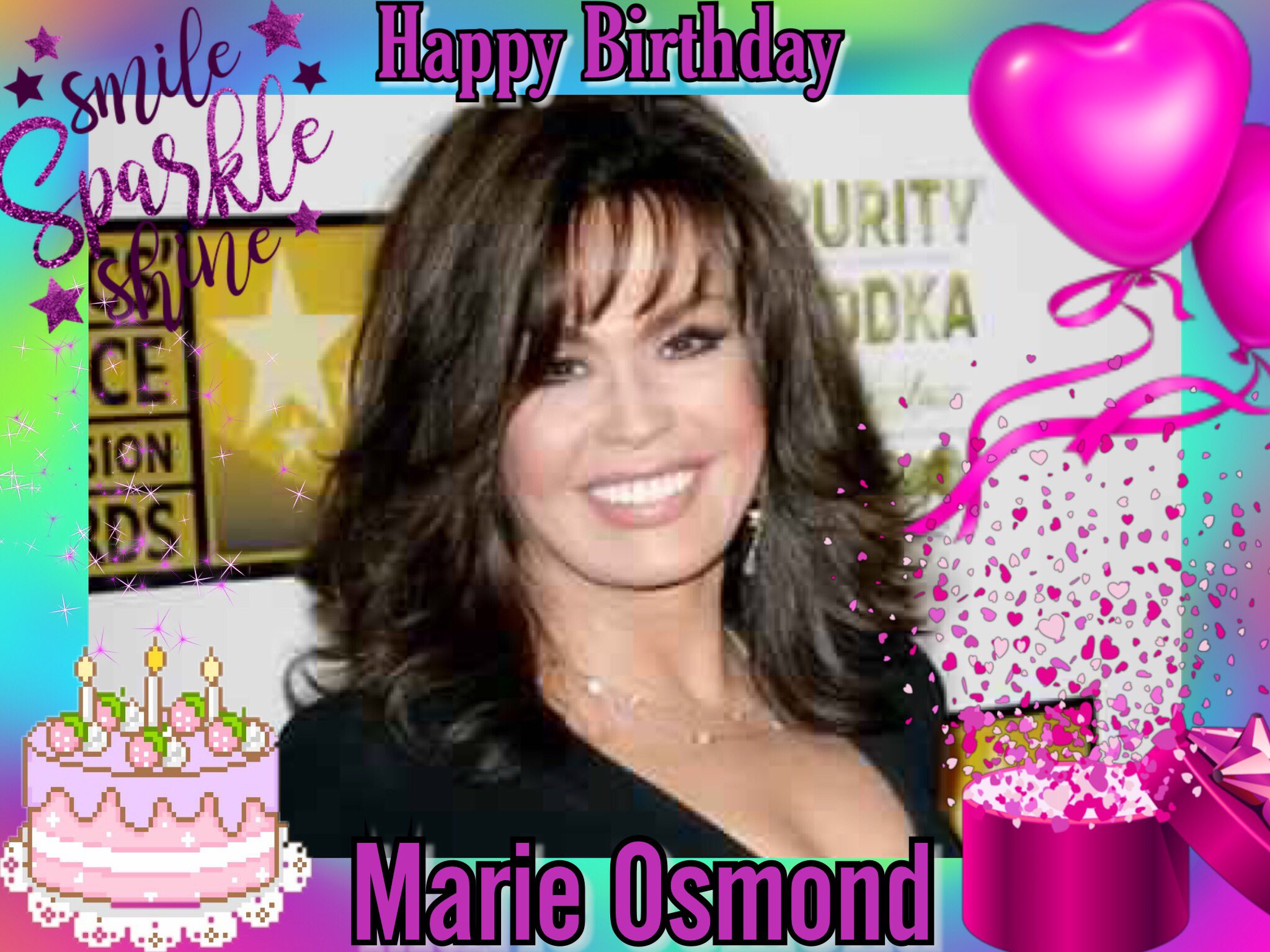 Happy Birthday to Marie Osmond, Rosemary Anne Sisson & Walter McGowen     