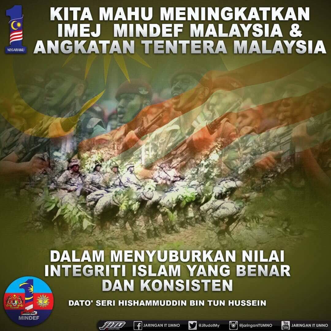 JITUdotmy's tweet photo. 'Upgrade #imageReputation '
Meningkat dan Konsisten 
Nilai integriti Islam sebenar dalam #Mindef #ATM
#Negaraku #Malaysia https://t.co/XwaoJSbGh8