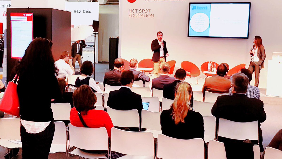 xtentBySeinet's tweet photo. Single source #workflow solution atracts #publishers and #elearning providers attention at the @Book_Fair #xtent #fbm17 https://t.co/wAoTeSOPkd