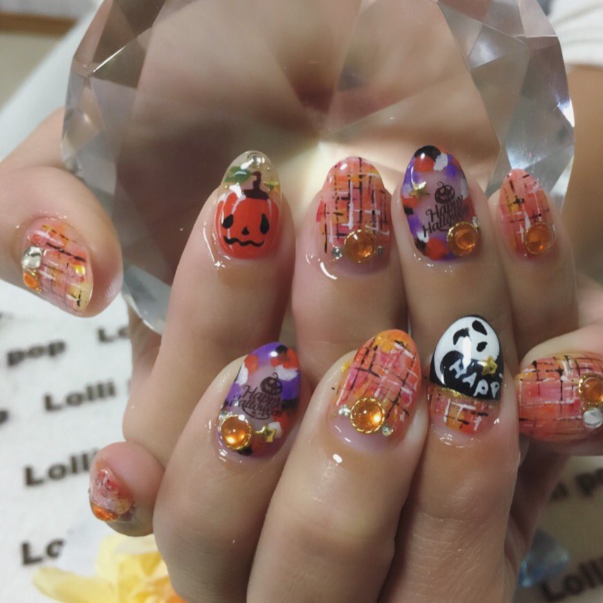 かぼちゃネイル