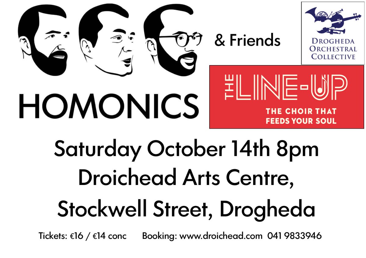 Tomorrow night!Tickets: droichead.com/show/873579921
<a href="/Louthchat/">#LouthChat</a> <a href="/LMFMRADIO/">LMFM RADIO</a> <a href="/Droichead_Arts/">Droichead ArtsCentre</a> @DroghedaOrch <a href="/droghedaleader/">Drogheda Leader</a> <a href="/drogindo/">Drogheda Independent</a> <a href="/DroghedaLgbtq/">Drogheda LGBTQ</a>