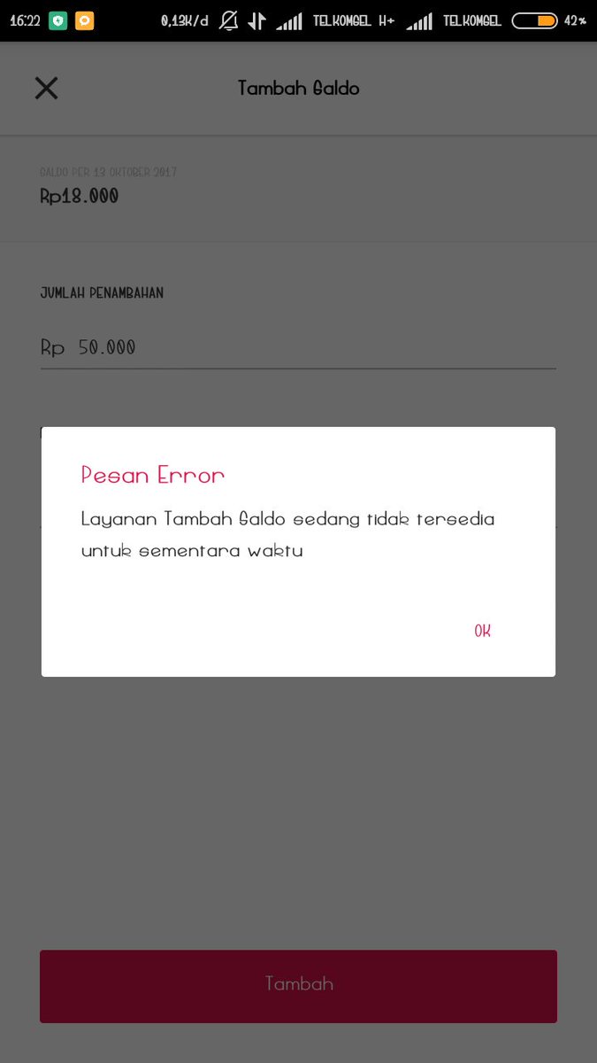 infocuan01's tweet photo. @BukaBantuan kenapa kok tidak bisa top up di Buka dompet y? https://t.co/fM5BkwdNNv