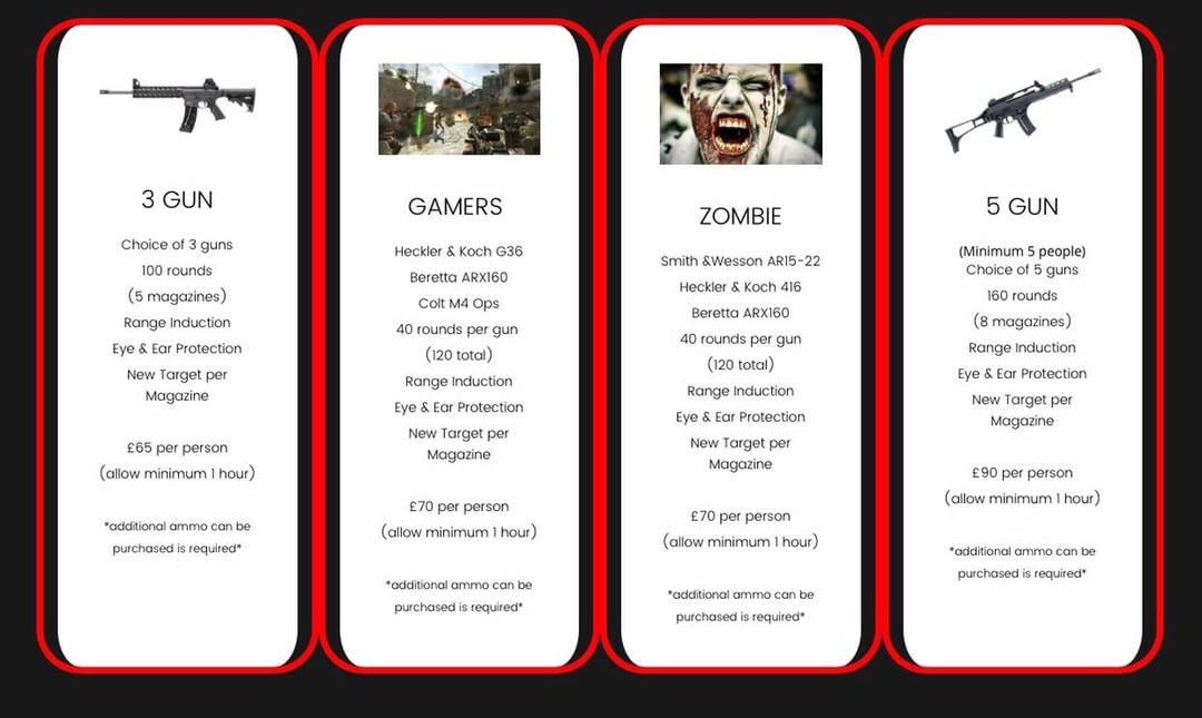 doubledeuceuk's tweet photo. Check out our packages for something to do this weekend - book now! #rifles #livefire #doubledeuceuk #weekend #whatson #booknow https://t.co/Qba6U7g9WK