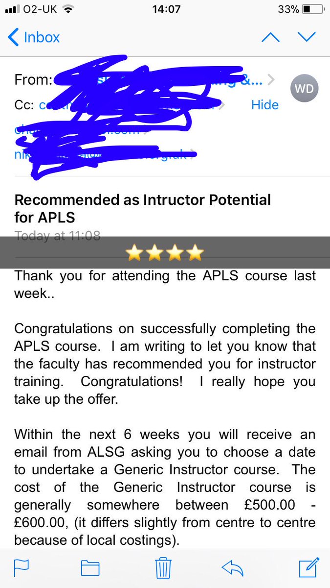 ChantalOrmerod's tweet photo. #Instructor #recommendation #advancedpaediatriclifesupport #alsg #starpupil https://t.co/g2mwFIIaaN