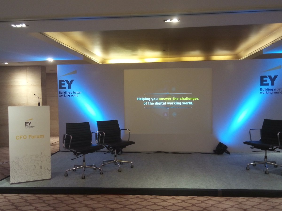 EY_India's tweet photo. Stay tuned for live updates from the #EYCFOForum in New Delhi today #CFO #digital https://t.co/cuBti299xd