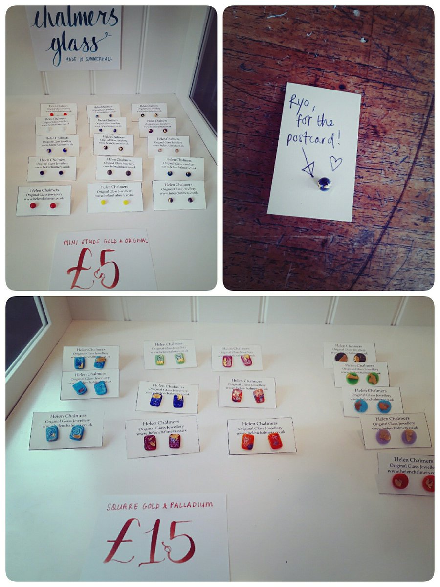 Summerhallshop's tweet photo. Friday treats! @helenjewellery you brighten up our day! thank you! x https://t.co/eKt3pMUj1I