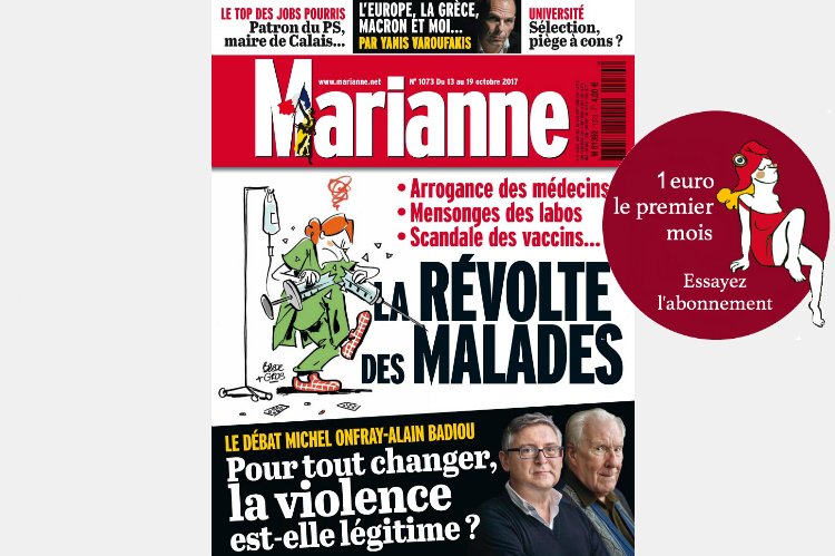 MarianneleMag's tweet photo. Marianne est arrivé chez vos marchands de journaux ! #VendrediLecture > #vendredi13
>> https://t.co/w31B65BmID https://t.co/dqO5BTnWDE
