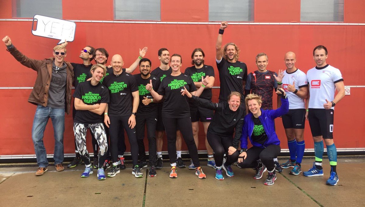 royalihc's tweet photo. Well done to the #IHC teams who took on #Rotterdam’s challenging 10km obstacle course to cross the finish line @HarbourRun 2017 #team https://t.co/jd5Lau5wdE