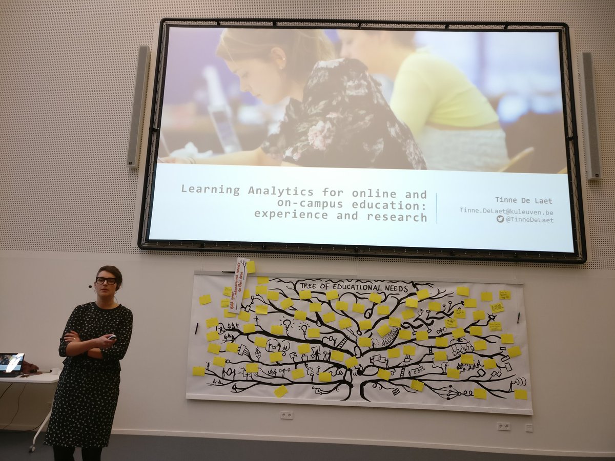 TUMohdKhalil's tweet photo. @TinneDeLaet keynoting about #learninganalytics at innovation room @LDECEL #teachinglab https://t.co/DML1M26Ls2