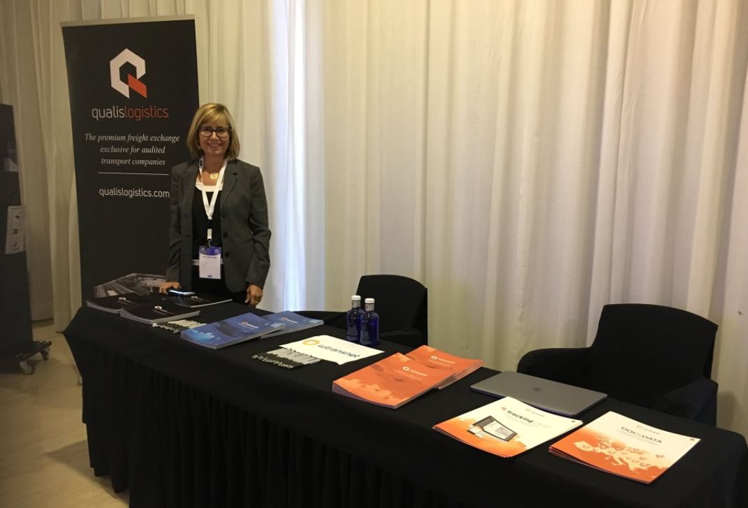 Hoy estamos presentando #QualisLogistics en el congreso anual de <a href="/Transfrigoroute/">Transfrigoroute EU</a> en Madrid. Stay green, stay competitive! #Transporte