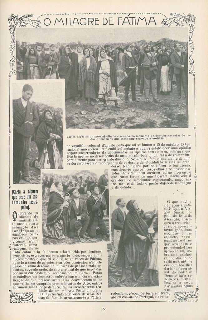 nimo81's tweet photo. #otd, 1917, a little town in #Portugal was put on the map when 30k+ ppl claimed to witness an usual solar phenomenon. #MiracleofSun #Fatima https://t.co/NE1KUF4Uhn