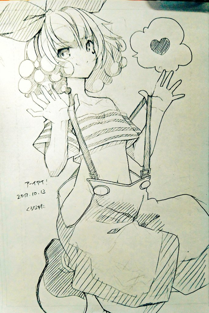 初めて描いたかな?アイヤイヤーイ #wixoss絵 
