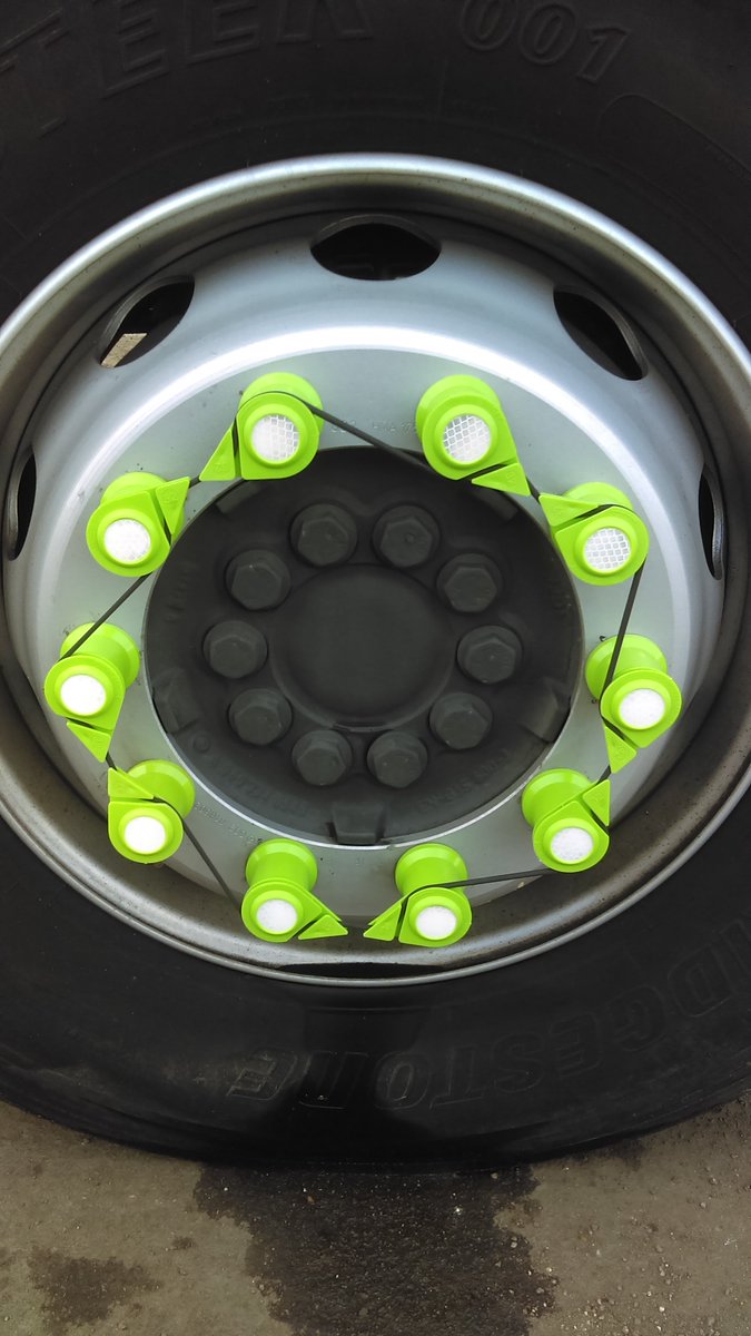 LondonEnergyLtd's tweet photo. At LondonEnergy we take safety seriously! That's why all our fleet are fitted with wheel nut indicators.
#SafetyFirst #WheelSentry #ATEUK https://t.co/EpqD0uQshP