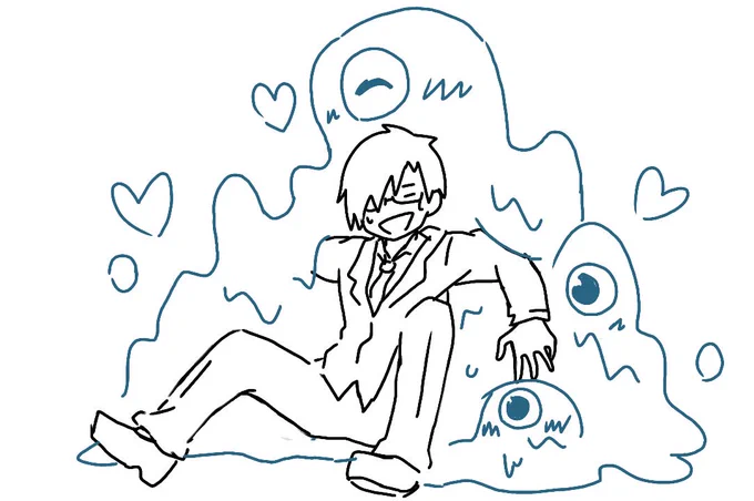異世界主役の主人公、鬱大先生のハーレム(描きかけ) 