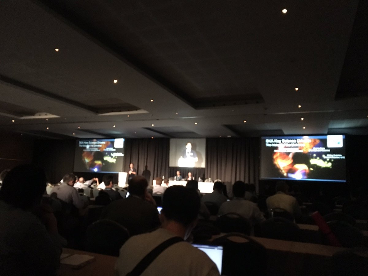 flyingfrog's tweet photo. @juandesant reporting on the @SKA_telescope status in front of @ICALEPCS2017 audience https://t.co/0zPlYieyTH