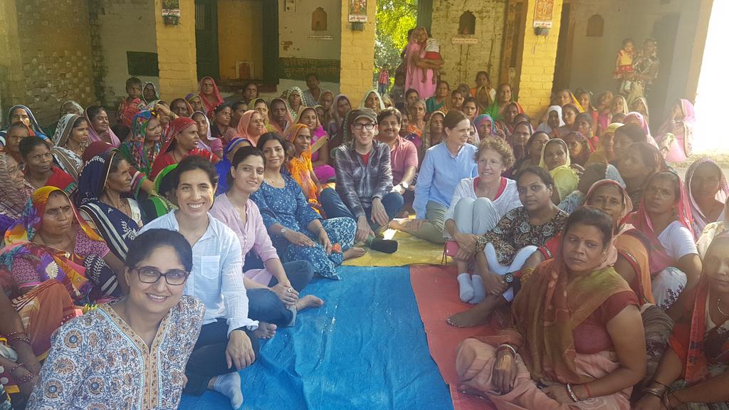 RGMVP's tweet photo. Susan Byrnes, Gabriella Stern & Team from #Gatesfoundation during field visit @RGMVP in #UttarPradesh, India @susanbyrnes @gabbystern https://t.co/k5Oik2YvTY