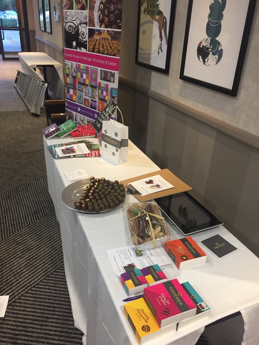 CarolaNutrition's tweet image. Look who’s having their exhibition stand right next to me :) @chococotweet #perfectsetup #chocolate #nutrition