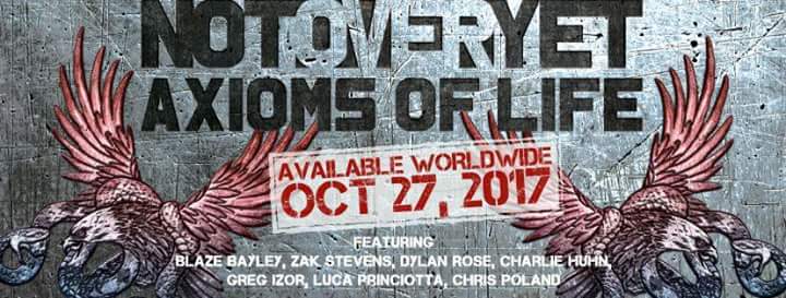 notoveryetband's tweet photo. 2 more weeks to go! NOT OVER YET’s debut album “Axioms of Life” will be released digitally worldwide on October 27! https://t.co/c906KC5yyD https://t.co/BpfDVYJk3H