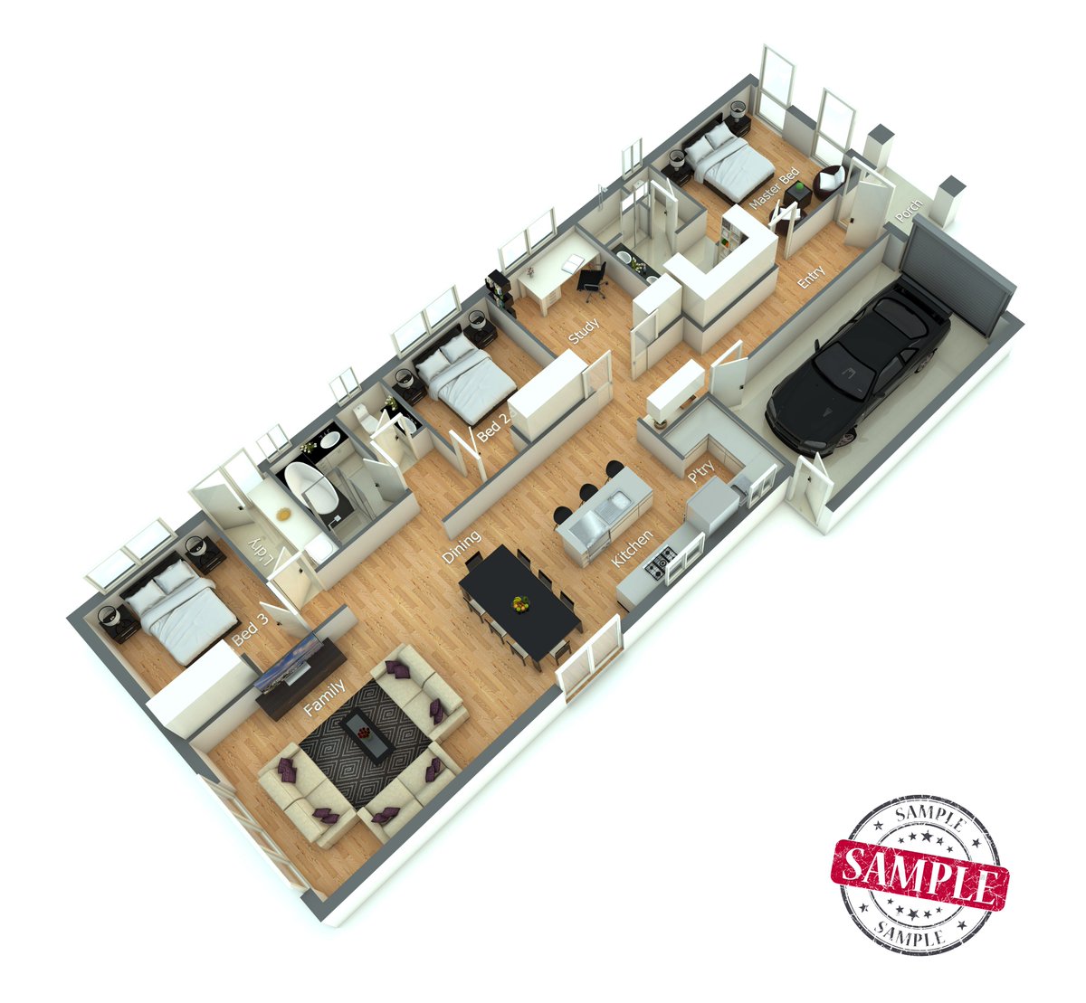 anovaengineer's tweet image. 3D Floor Plans 
Take property and home design visualization to the next level