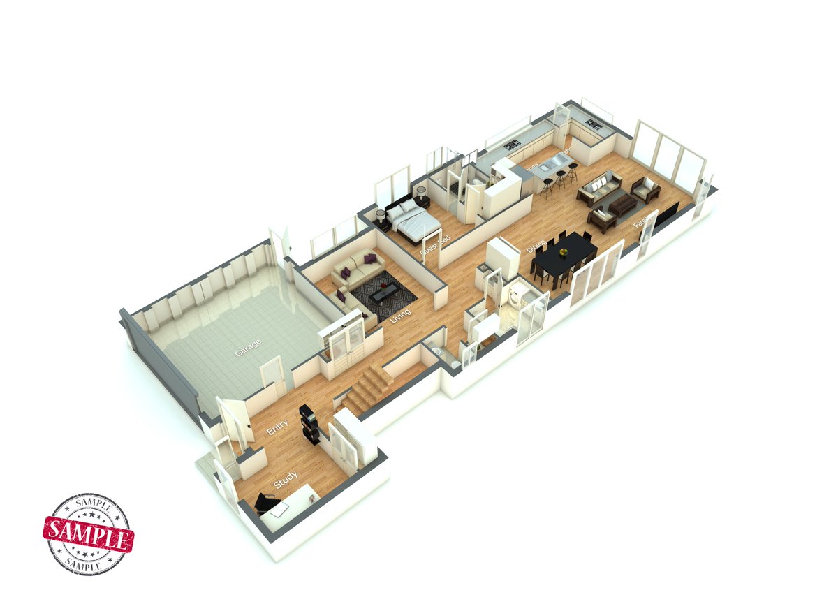 anovaengineer's tweet image. 3D Floor Plans 
Take property and home design visualization to the next level