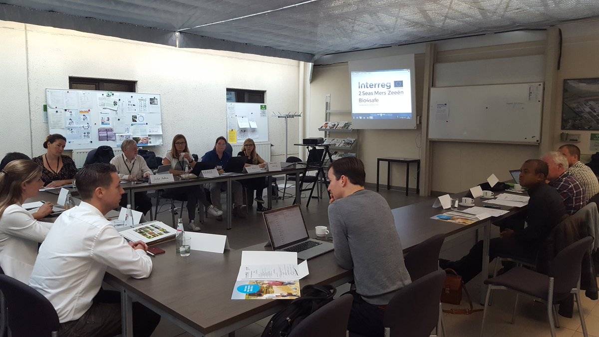 BrunoGobin's tweet image. #Bio4safe consortium meets with @Interreg2Seas secretariat to initiate the project #EFRD #pcsierteelt @oost_vlaanderen