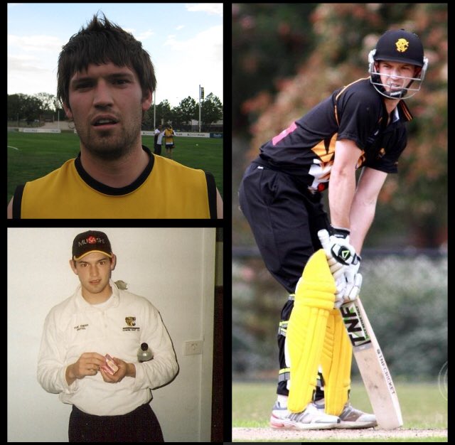 RichmondCC1854's tweet photo. Having made his made his debut in 1996/97, Tiger stalwart Sam Taylor will tomorrow play his 250th @vicpremcricket 1st XI game! 🐍 https://t.co/Dg9xfrxd9R