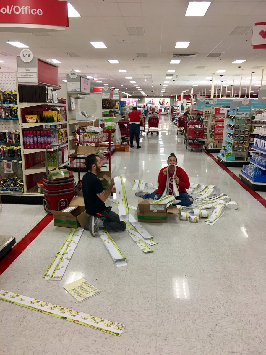 ladycin23's tweet photo. When your label strips come in for all the aisles you set yesterday. 😭😭😭 #remodellife T2164🎯 https://t.co/fH8gmkT8dp